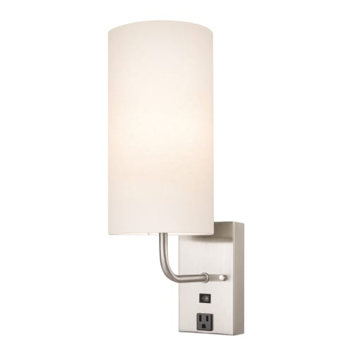 Headboard Sconce, Plated Brushed Nickel